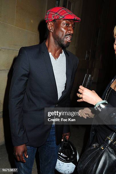 Musician Marco Prince from FFF band attends the Kofi Annan and Havas Worldwide Launch "Beds Are Burning" Red Carpet at the Universite Paris Descartes...