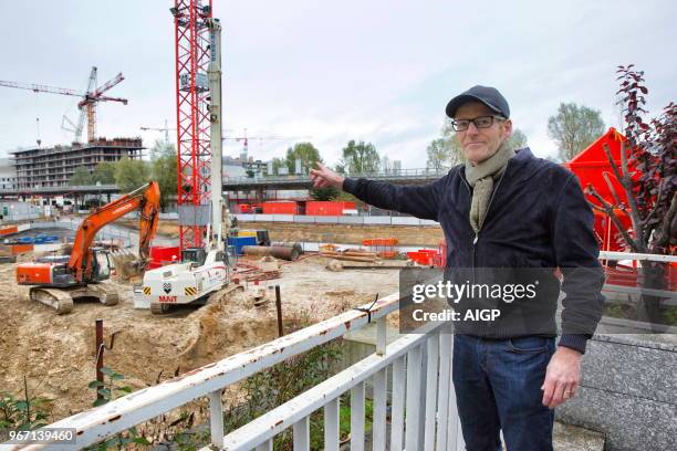 Produire autrement? le thème de l'atelier ?# Grand Paris Climat? dans le quartier de la Défense organisé par l'AIGP Une visite du chantier de la tour...