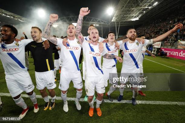 Mukhtar Ali of Vitesse, Roy Beerens of Vitesse, Maikel van der Werff of Vitesse, Alexander Buttner of Vitesse, Tim Matavz of Vitesse, Vyacheslav...