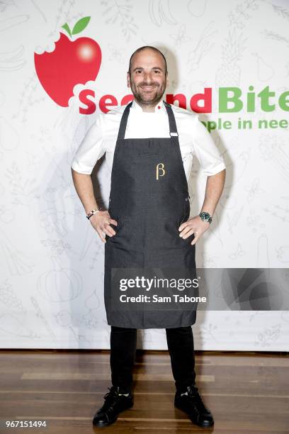 George Calombaris attends the SecondBite Waste Not Want Not Gala at Melbourne Cricket Ground on June 4, 2018 in Melbourne, Australia.