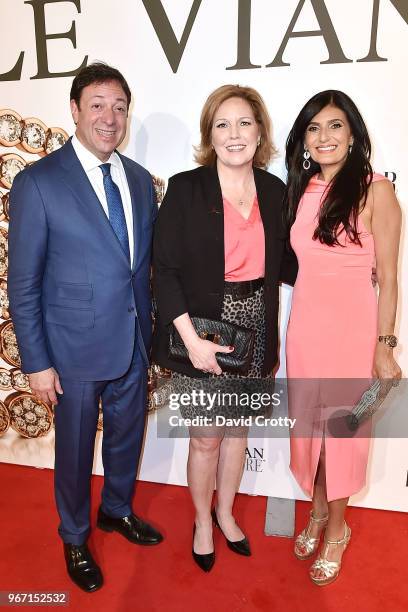 Eddie LeVian, Gina Drosos and Miranda LeVian attend the Le Vian 2019 Red Carpet Revue on June 3, 2018 in Las Vegas, Nevada.