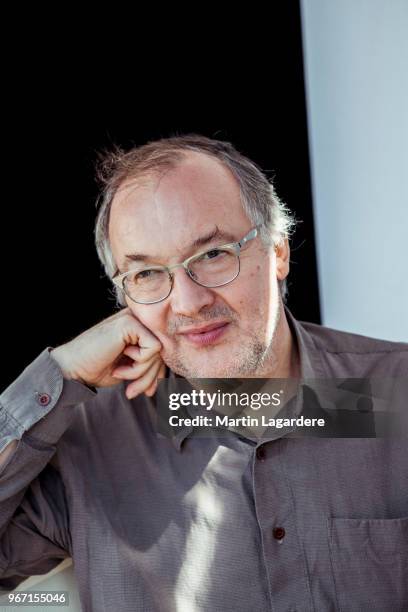 Filmmaker Philippe Faucon is photographed for Self Assignment, on May, 2018 in Cannes, France. . .