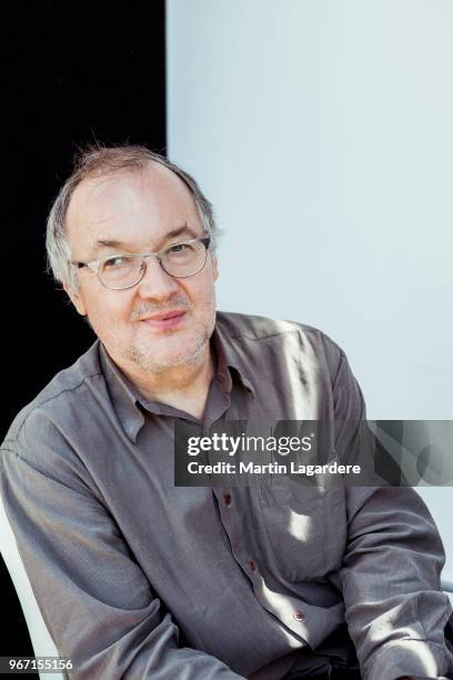 Filmmaker Philippe Faucon is photographed for Self Assignment, on May, 2018 in Cannes, France. . .