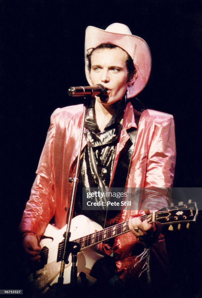 Adam Ant Performs At Hammersmith Odeon in London