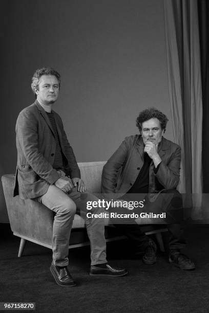 Directors Arnaud and Jean-Marie Larrieu are photographed for Gala Croisette, on May, 2018 in Cannes, France. . .