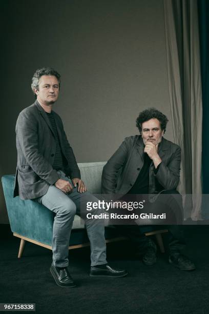 Directors Arnaud and Jean-Marie Larrieu are photographed for Gala Croisette, on May, 2018 in Cannes, France. . .