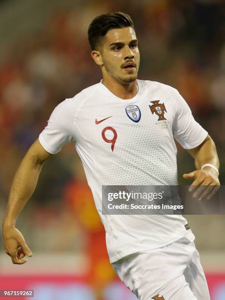 Andre Silva van Portugal during the International Friendly match between Belgium v Portugal at the Koning Boudewijnstadion on June 2, 2018 in Brussel...