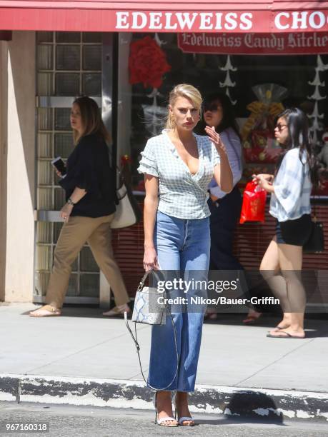 Charlotte McKinney is seen on June 03, 2018 in Los Angeles, California.