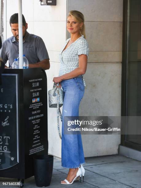 Charlotte McKinney is seen on June 03, 2018 in Los Angeles, California.