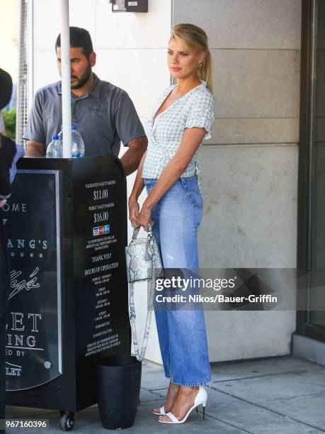 Charlotte McKinney is seen on June 03, 2018 in Los Angeles, California.