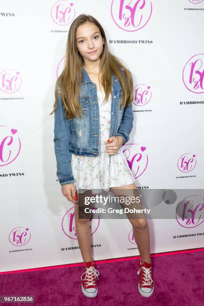 Jayden Bartels attends the Bianca And Chiara D'Ambrosio Celebrate Their 13th Birthday Party at The Beverly Hilton Hotel on June 3, 2018 in Beverly...