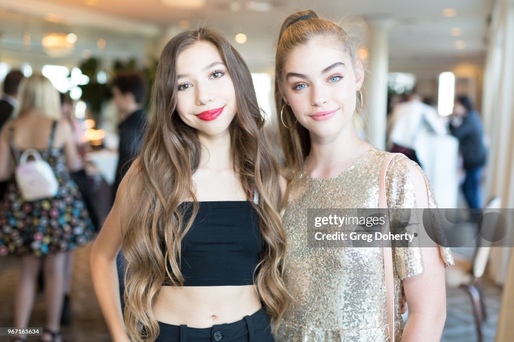 Lulu Lambros and Jade Weber attend the Bianca And Chiara D'Ambrosio