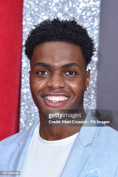 Duayne Boachie attending the British Soap Awards 2018 held at The Hackney Empire, London.