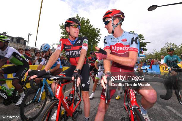 Start / Brent Bookwalter of The United States and BMC Racing Team / Ian Boswell of The United States and Team Katusha Alpecin / during the 70th...