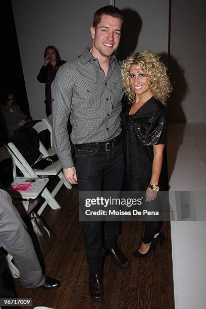 Ronnie Kroell and Allison Stewart attends Leanne Marshall Fall 2010 during Mercedes-Benz Fashion Week at The Union Square Ballroom on February 14,...