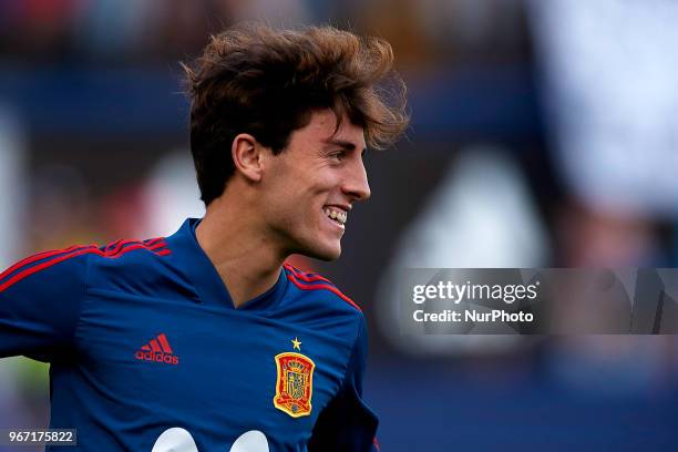 Alvaro Odriozola during a International friendly match between Spain against Switzerland in La Ceramica Stadium, Villarreal, Spain, on 03 June of...