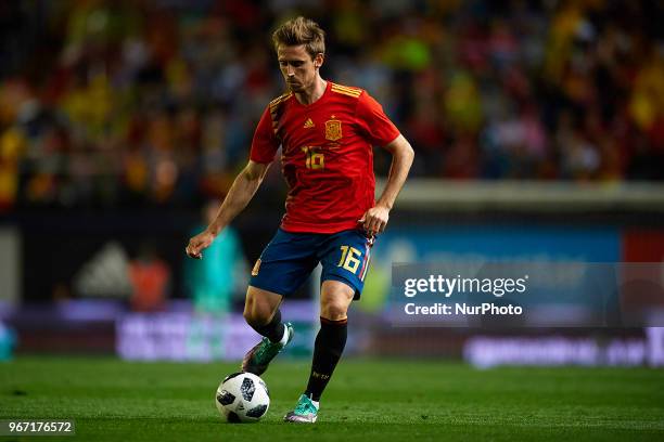 Nacho Monreal during a International friendly match between Spain against Switzerland in La Ceramica Stadium, Villarreal, Spain, on 03 June of 2018.