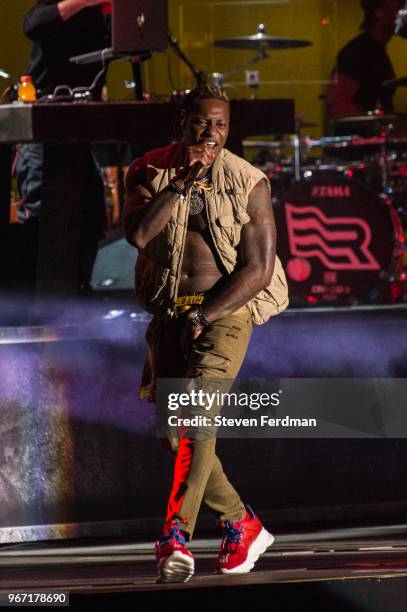 Phresher performs live on stage during Day 3 of the 2018 Governors Ball Music Festival on June 3, 2018 in New York City.