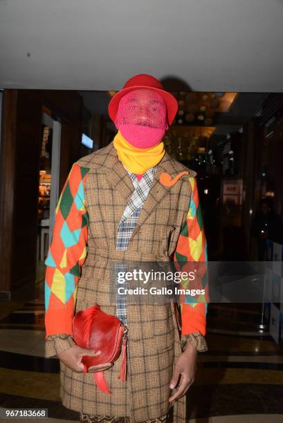 Rapper Riky Rick during the 24th annual South African Music Awards ceremony at Sun City on June 02, 2018 in Rustenburg, South Africa. The SAMAs is an...