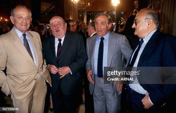 X, Bernard Blier, Lino Ventura and Henri Verneuil.