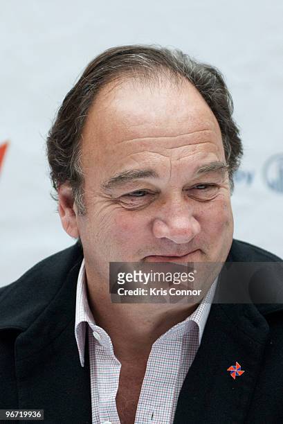 Jim Belushi signs autographs during a Drive4COPD Washington DC Pit Stop at Fashion Centre at Pentagon City on February 15, 2010 in Arlington,...