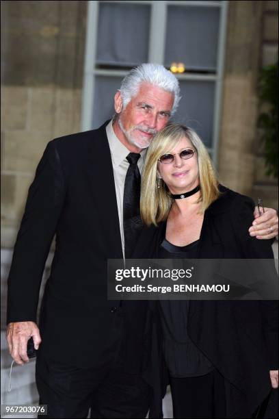 Barbra Streisand and her husband James Brolin.