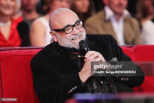 Demis Roussos attends Vivement Dimanche Tv show in Paris , France , on February 23, 2011.