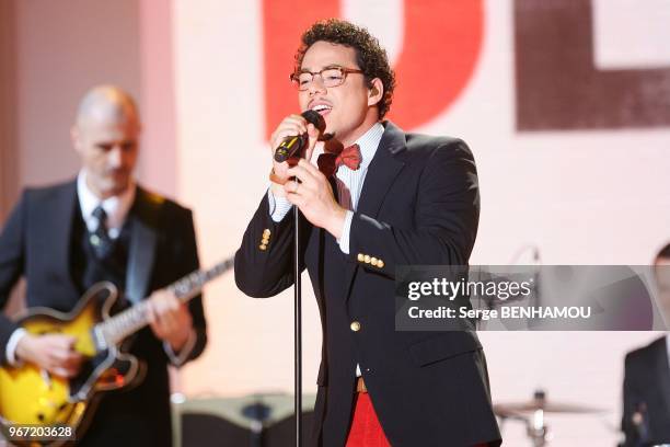 Ben l'Oncle Soul attends Vivement Dimanche Tv show in Paris , France, on March 16, 2011.