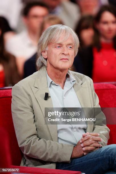 Dave attends Vivement Dimanche Tv show in Paris , France , on April 13, 2011.