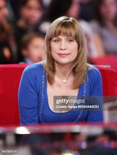 Stone attends Vivement Dimanche Tv show in Paris , France , on February 23, 2011.