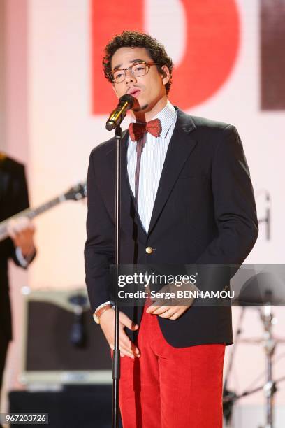 Ben l'Oncle Soul attends Vivement dimanche Tv show in Paris , France , on March 16, 2011.