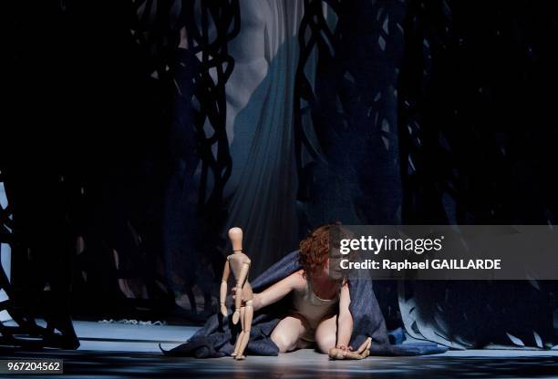 The Comedie Francaise Performs Agamemnon of Seneque, in Paris In France, On May 19, 2011 - Pictured: Michel Favory Agamemnon, Cecile Brune La...