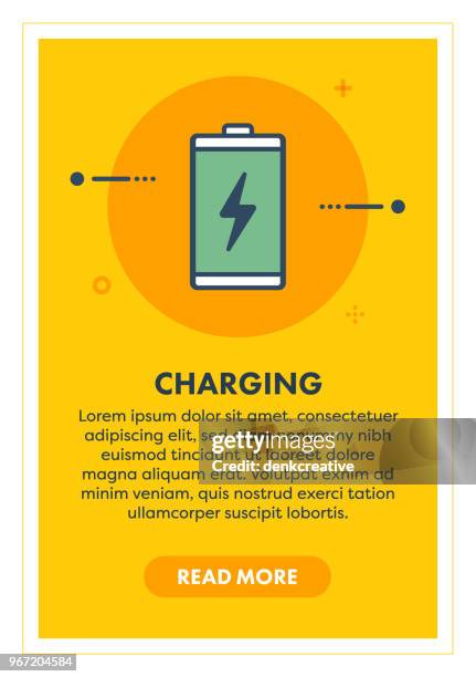 electric battery concept banner - alkaline stock illustrations