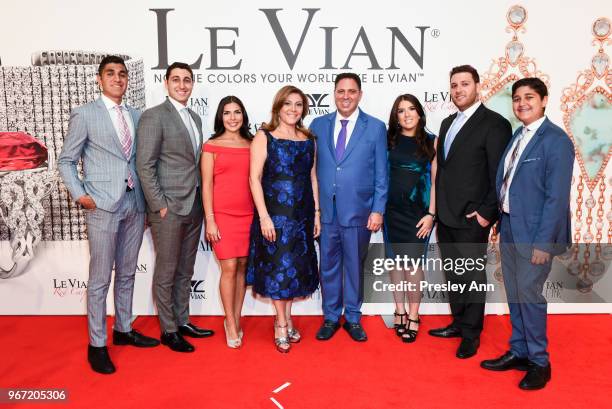 LeVian Family attends Le Vian 2019 Red Carpet Revue on June 3, 2018 in Las Vegas, Nevada.