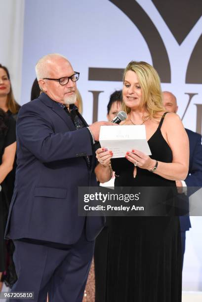 Ted Kuck and Diana Kuck attend Le Vian 2019 Red Carpet Revue on June 3, 2018 in Las Vegas, Nevada.