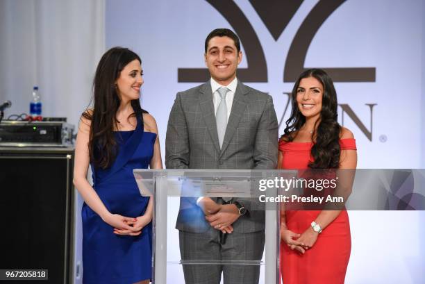 Lexy LeVian, Jason LeVian and Chloe LeVian attend Le Vian 2019 Red Carpet Revue on June 3, 2018 in Las Vegas, Nevada.