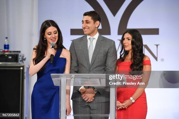 Lexy LeVian, Jason LeVian and Chloe LeVian attend Le Vian 2019 Red Carpet Revue on June 3, 2018 in Las Vegas, Nevada.