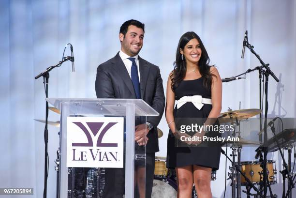 Jonathan LeVian and Naomi LeVian attend Le Vian 2019 Red Carpet Revue on June 3, 2018 in Las Vegas, Nevada.