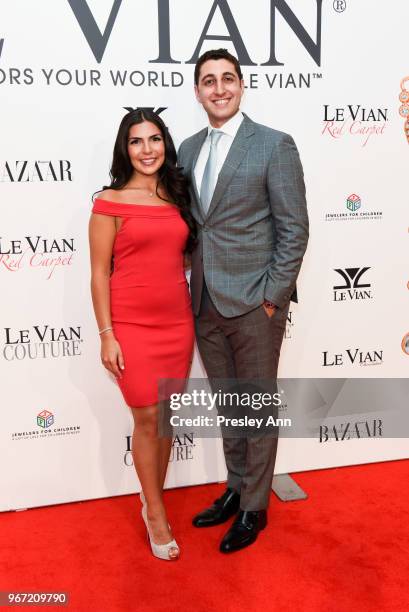 Jason LeVian and Chloe LeVian attend Le Vian 2019 Red Carpet Revue on June 3, 2018 in Las Vegas, Nevada.