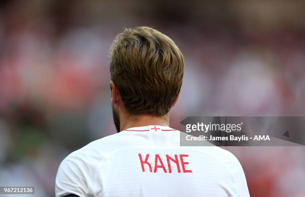 Harry Kane of England during the International Friendly between England and Nigeria at Wembley Stadium on June 2, 2018 in London, England.