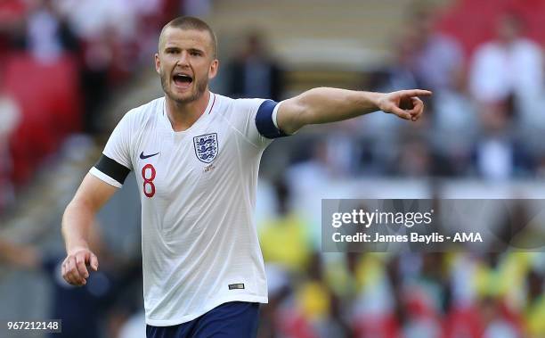 Eric Dier of England during the International Friendly between England and Nigeria at Wembley Stadium on June 2, 2018 in London, England.