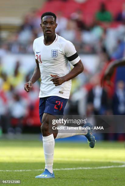 Danny Welbeck of England during the International Friendly between England and Nigeria at Wembley Stadium on June 2, 2018 in London, England.