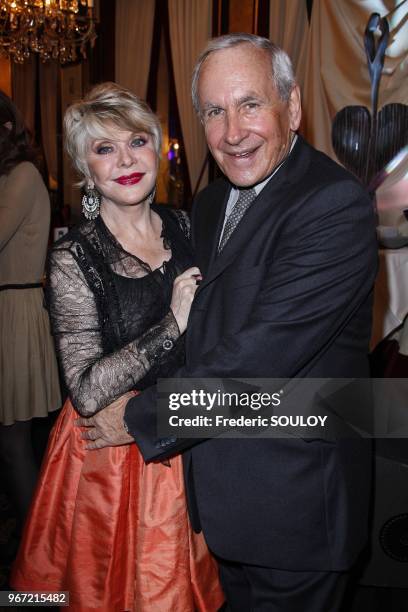 Sophie Darel and Patrice Laffont attend Charity Dinner 'Soleil d'Enfance' Association at the Fouquet's in Paris, France on November 29, 2011.