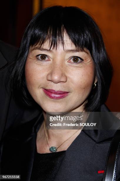 An Dao Traxel attends Charity Dinner 'Soleil d'Enfance' Association at the Fouquet's in Paris, France on November 29, 2011.