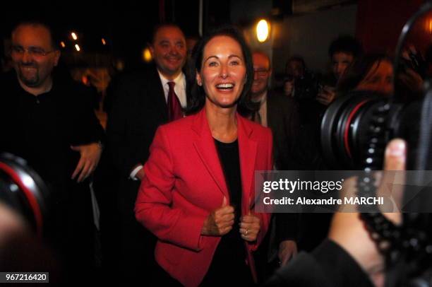 Julien Dray, Patrick Menucci et Segolene Royal.