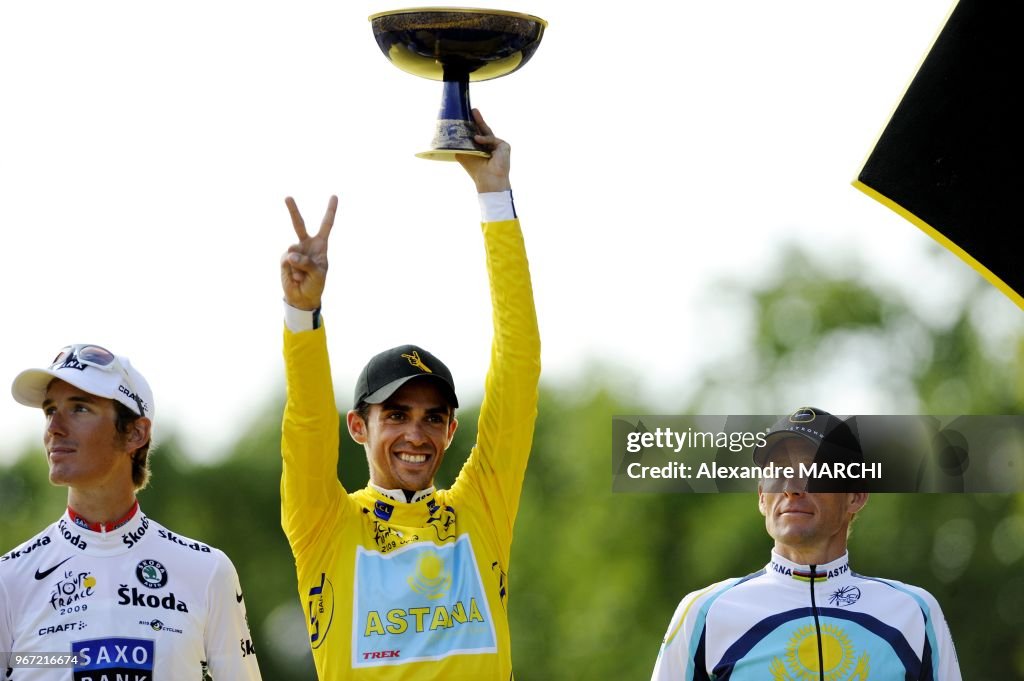 Alberto Contador wins the Tour de France