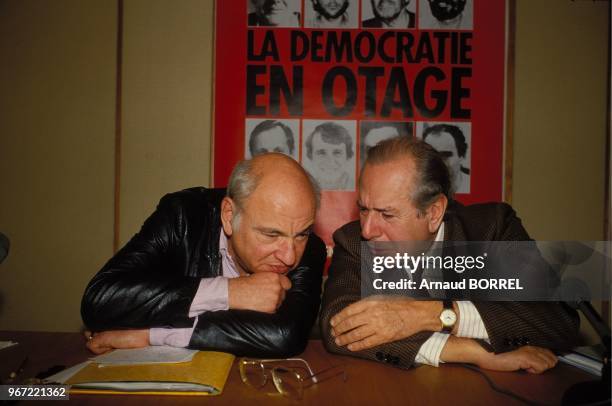Edgar Morin et Jean Daniel.