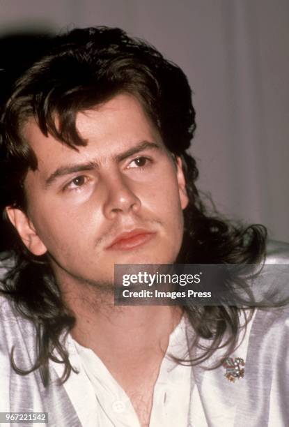 John Taylor of Duran Duran circa 1985 in New York.
