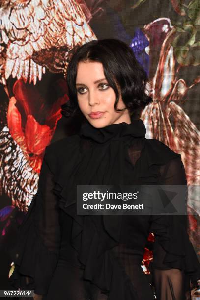 Billie JD Porter attends the UK Premiere of "McQueen" at Cineworld Leicester Square on June 4, 2018 in London, England.