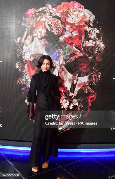 Billie J D Porter attending the UK premiere of McQueen held at Cineworld in Leiester Square, London.